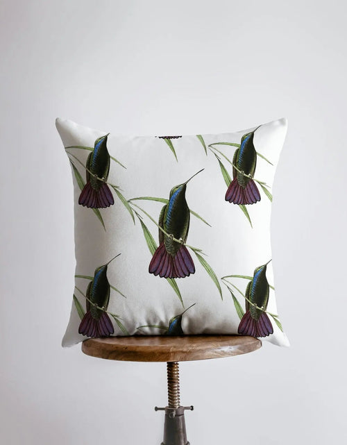Load image into Gallery viewer, Humming Bird | Pillow Cover | Bird Lover | Pillow | Animal Decor | Home Decor | Room Decor | Farmhouse Decor | Country Decor | Gift for her by UniikPillows
