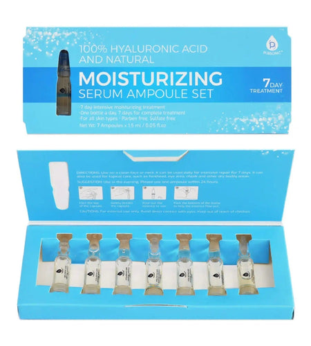 100% Hyaluronic Acid & Natural Moisturizing Serum Ampoule Set by Pursonic