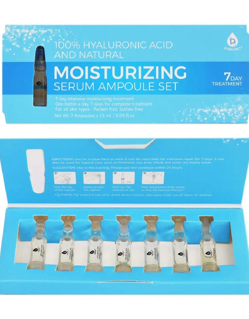 Load image into Gallery viewer, 100% Hyaluronic Acid &amp; Natural Moisturizing Serum Ampoule Set by Pursonic
