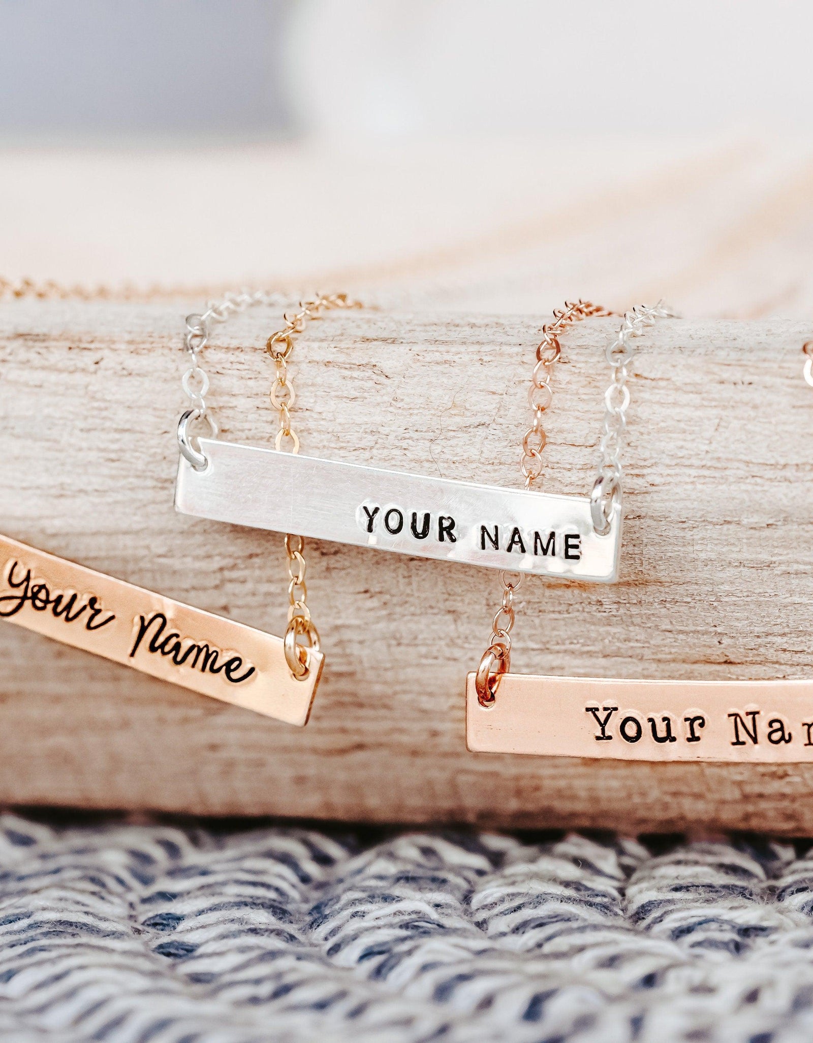 I DISSENT Bar Necklace by Salt and Sparkle