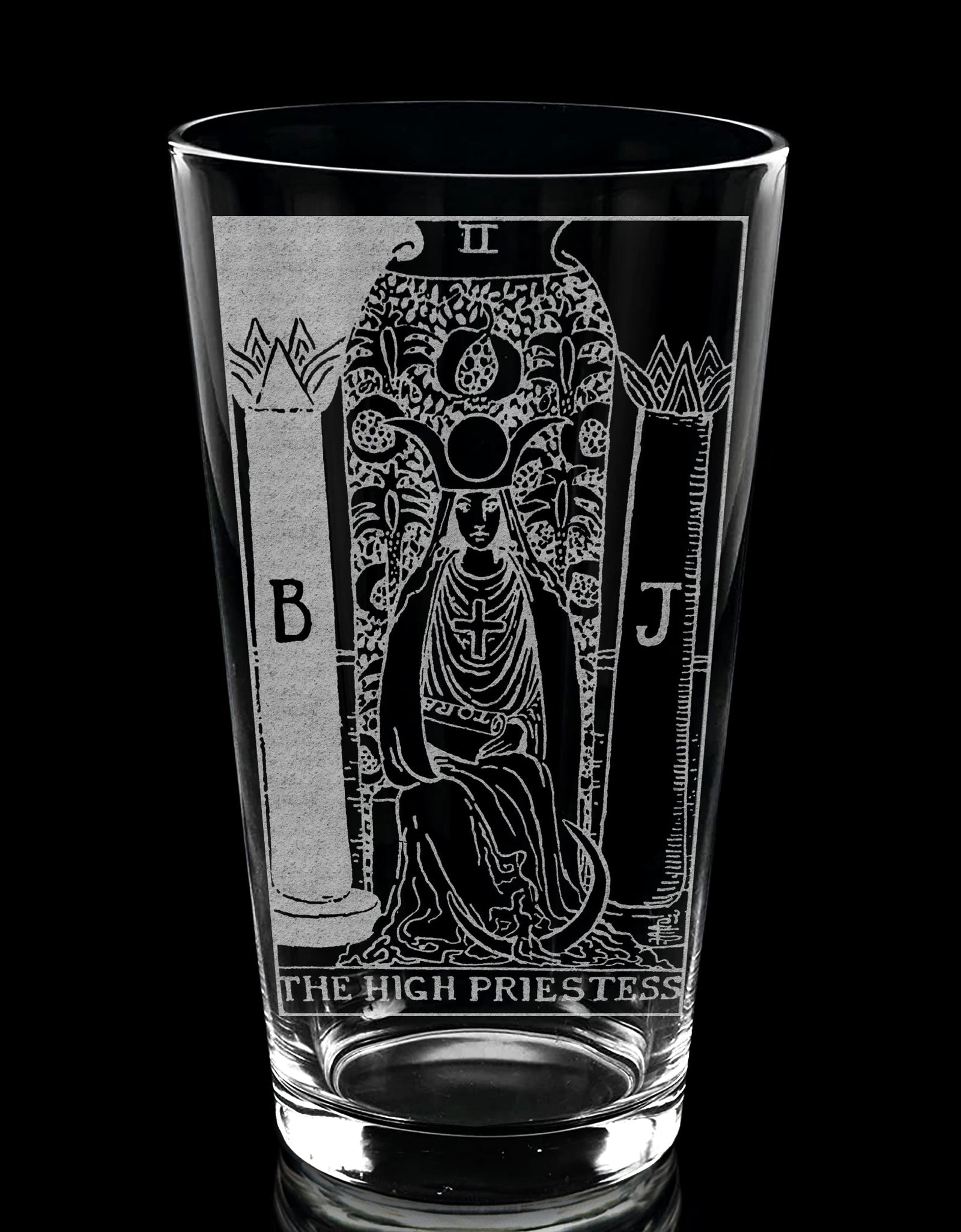 RIDER-WAITE TAROT CARD Pint Glasses by LumEngrave