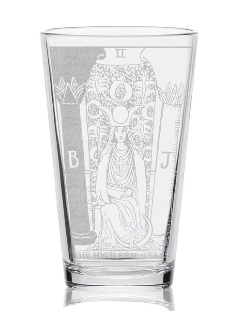 Load image into Gallery viewer, RIDER-WAITE TAROT CARD Pint Glasses by LumEngrave
