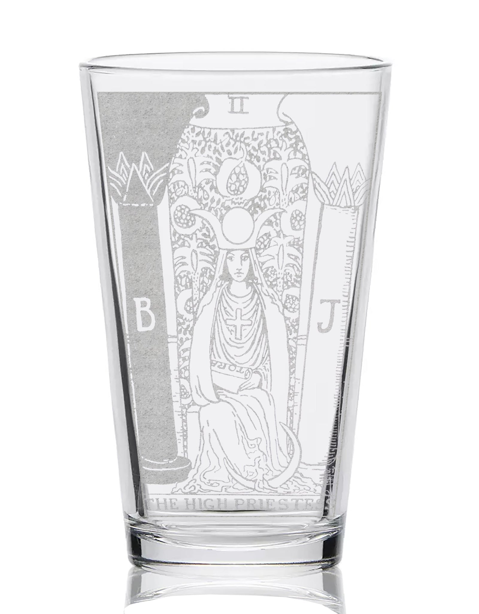 RIDER-WAITE TAROT CARD Pint Glasses by LumEngrave