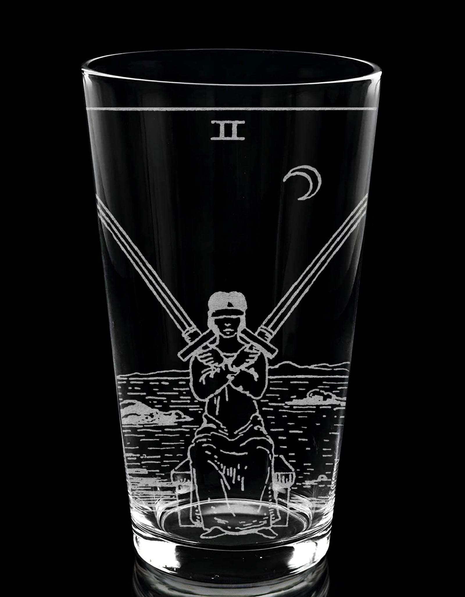 RIDER-WAITE TAROT CARD Pint Glasses by LumEngrave