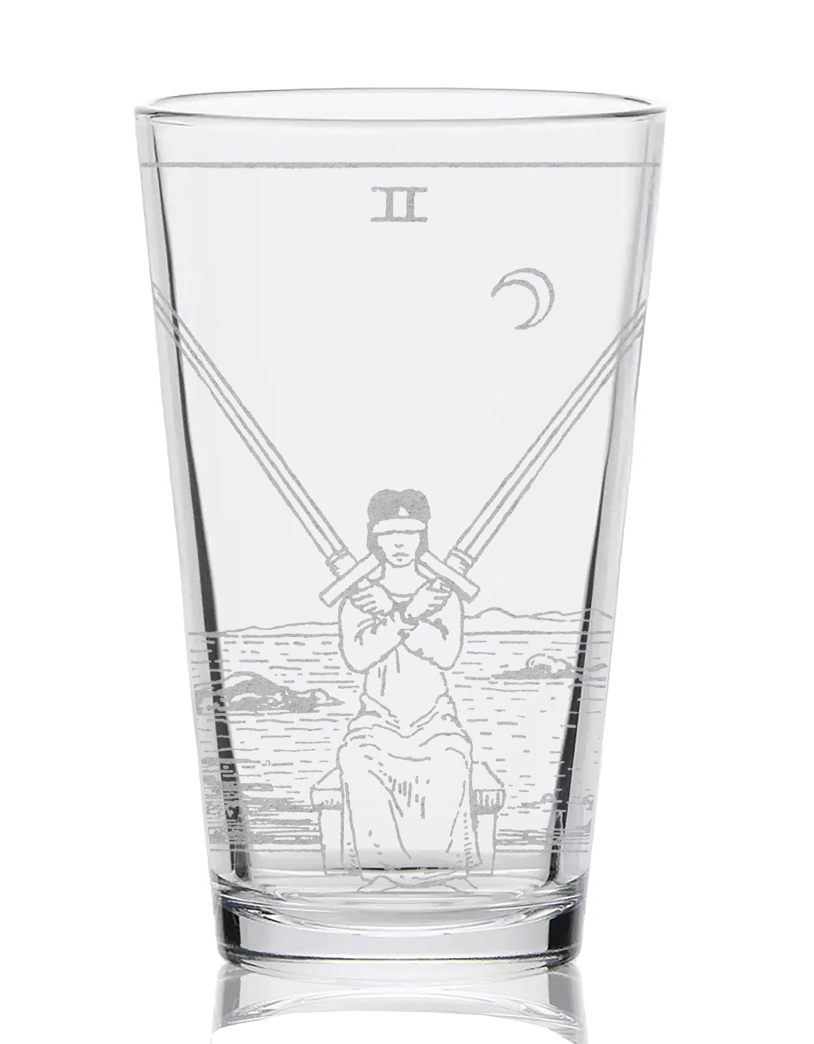RIDER-WAITE TAROT CARD Pint Glasses by LumEngrave