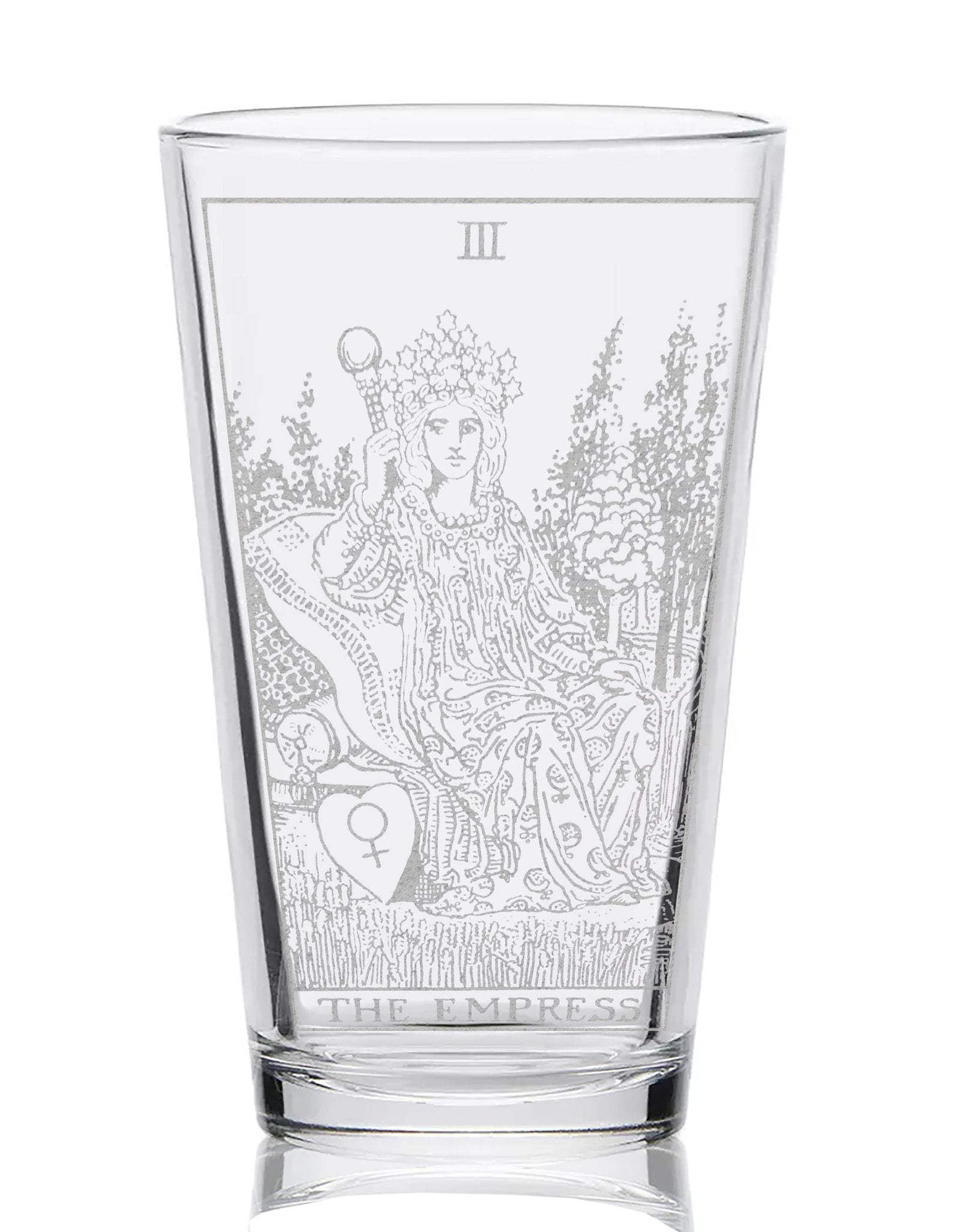 RIDER-WAITE TAROT CARD Pint Glasses by LumEngrave