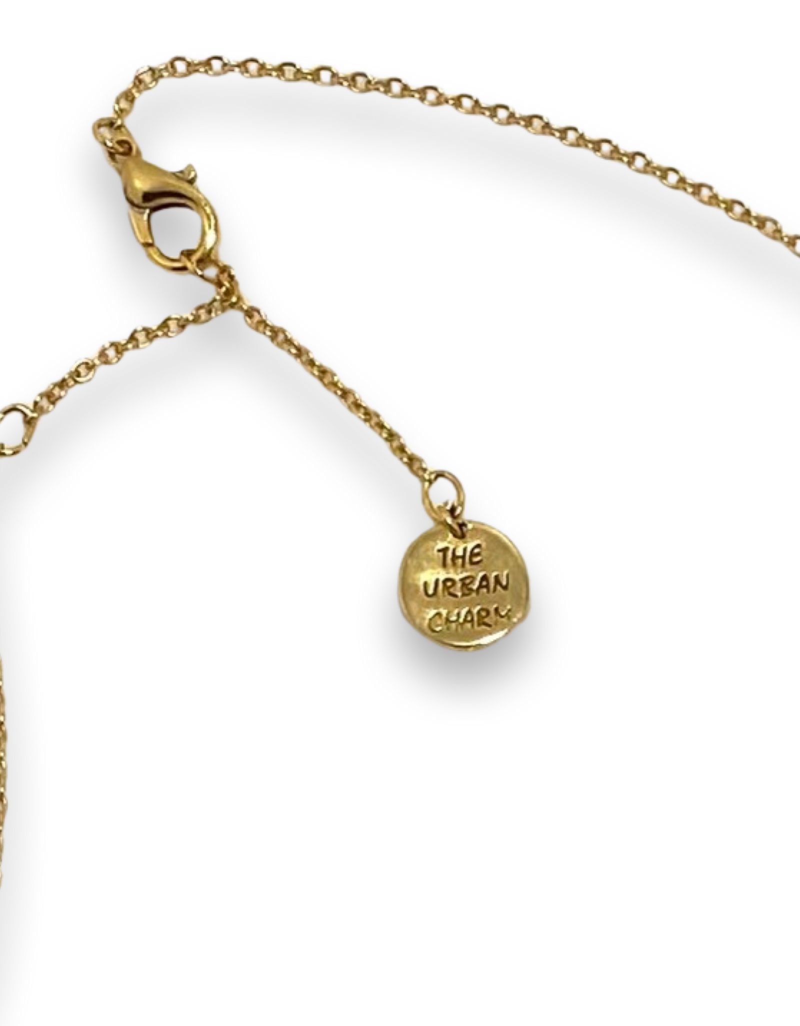 Chakra Balance Necklace with Natural Gemstones and Charm by The Urban Charm