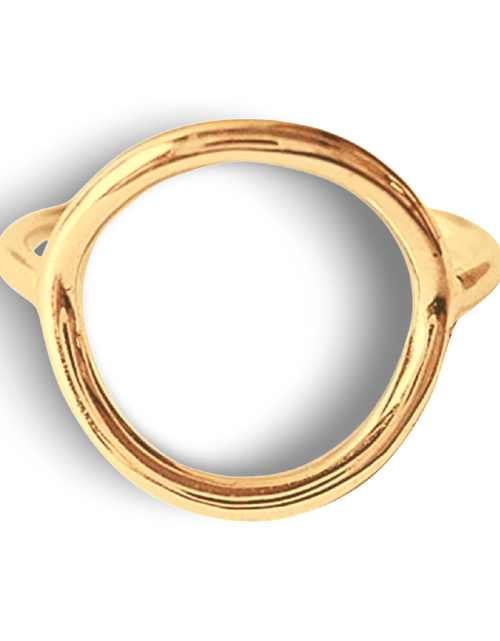 Load image into Gallery viewer, Circle Shaped Ring by The Urban Charm by The Urban Charm
