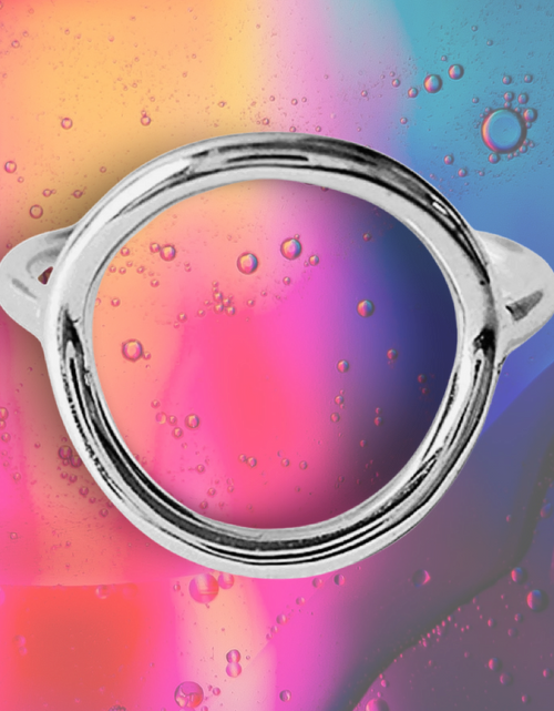 Load image into Gallery viewer, Circle Shaped Ring by The Urban Charm by The Urban Charm
