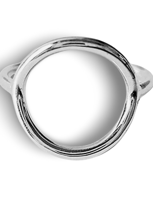 Load image into Gallery viewer, Circle Shaped Ring by The Urban Charm by The Urban Charm
