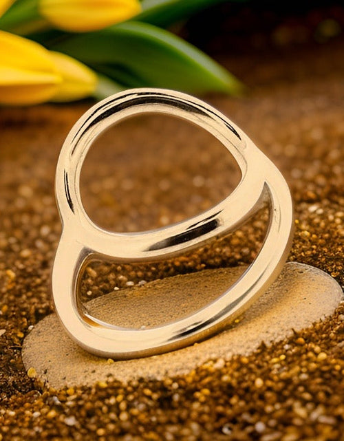 Load image into Gallery viewer, Circle Shaped Ring by The Urban Charm by The Urban Charm
