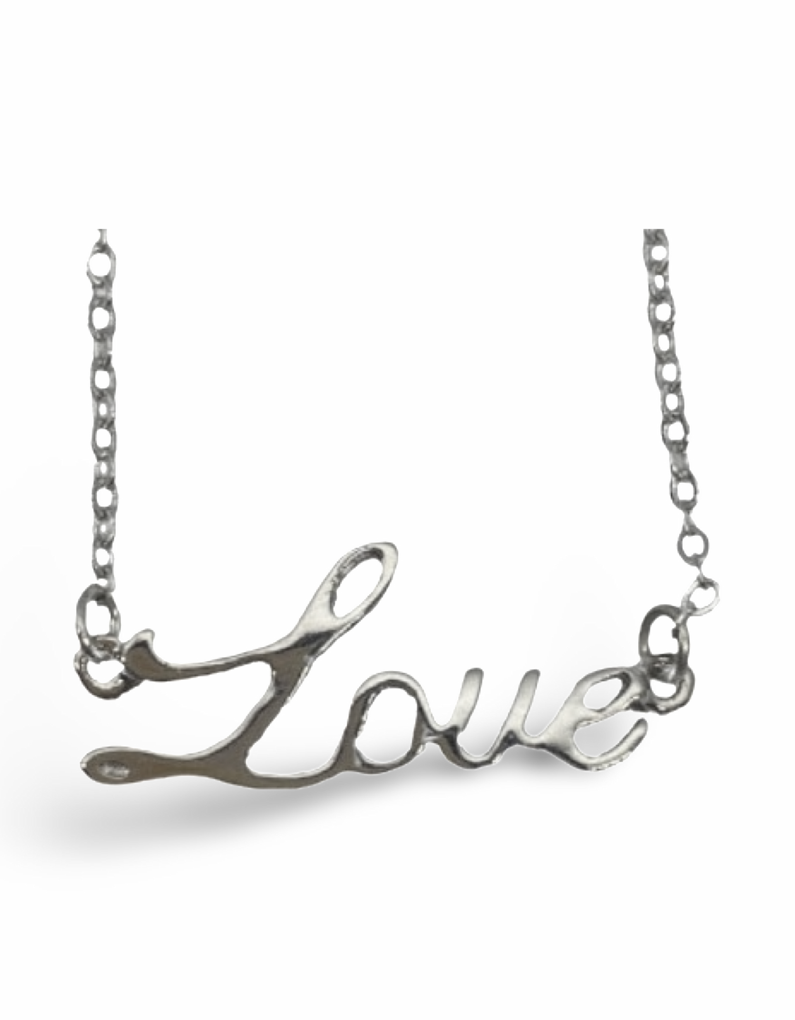Love Script Necklace by The Urban Charm