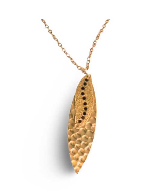 Load image into Gallery viewer, Silver Navette Sun Rays Silver Necklace by The Urban Charm
