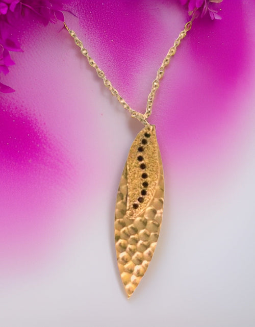 Load image into Gallery viewer, Silver Navette Sun Rays Silver Necklace by The Urban Charm
