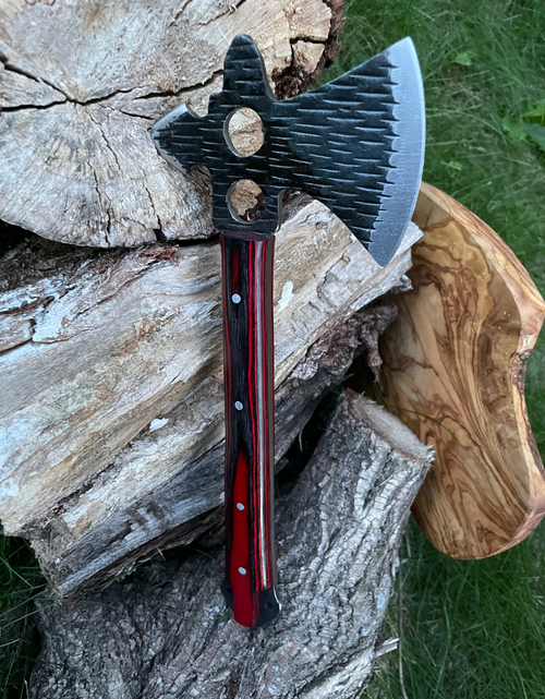 Load image into Gallery viewer, Hand Forged Carbon Tomahawk BY TITAN TK-010 by Titan International Knives
