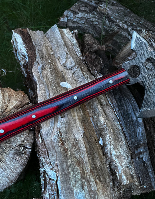Load image into Gallery viewer, Hand Forged Carbon Tomahawk BY TITAN TK-010 by Titan International Knives
