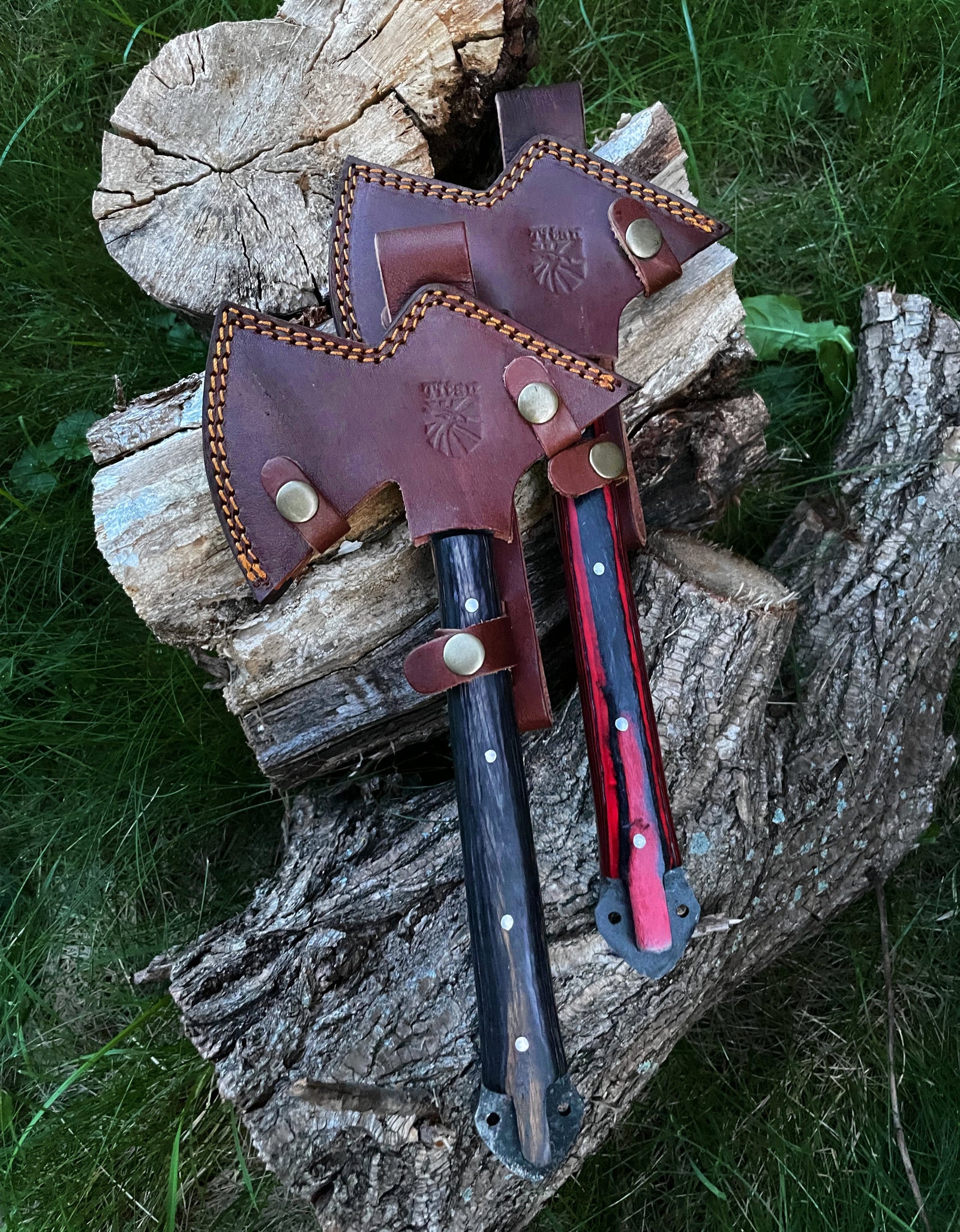 Hand Forged Carbon Tomahawk BY TITAN TK-010 by Titan International Knives