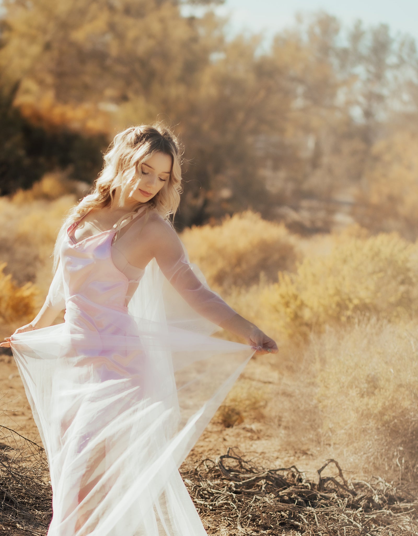 Tulle and  chiffon dream touch dress by AkitaArigatosonFashion