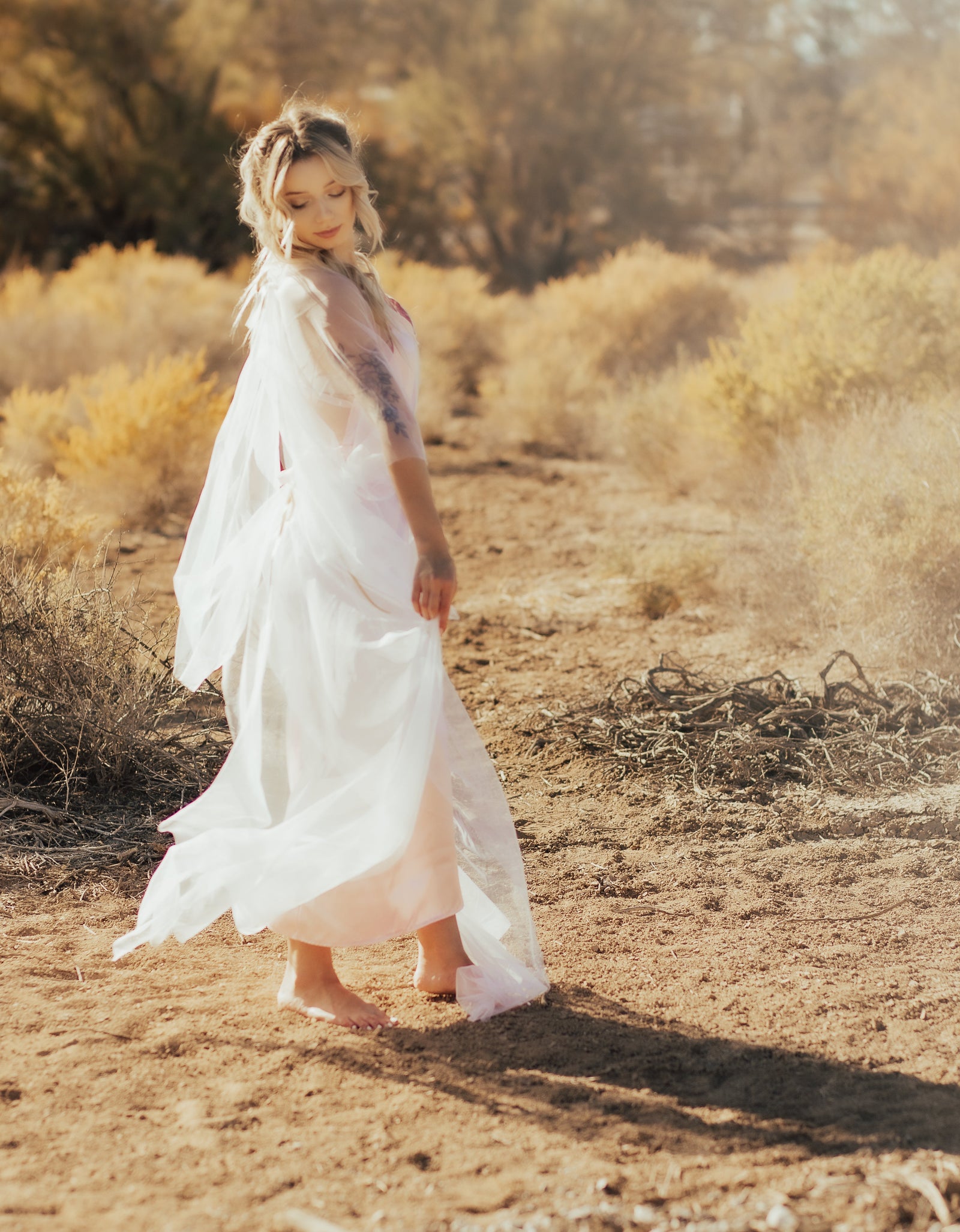Tulle and  chiffon dream touch dress by AkitaArigatosonFashion
