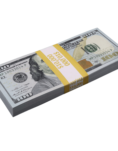 Load image into Gallery viewer, $100,000 BLANK FILLER New Series Stacks by Prop Money Inc
