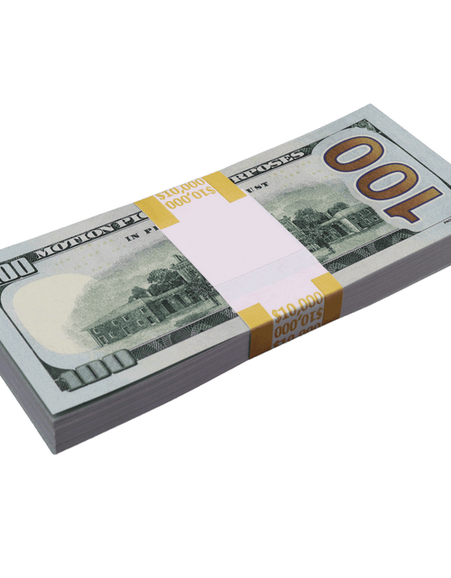Load image into Gallery viewer, $100,000 BLANK FILLER New Series Stacks by Prop Money Inc
