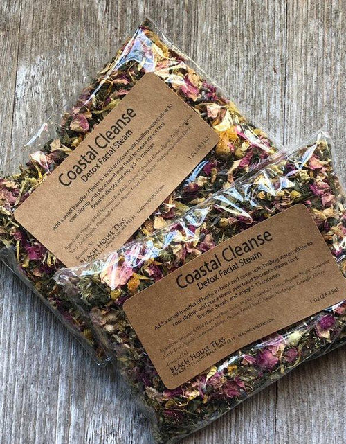 Load image into Gallery viewer, Coastal Cleanse Herbal Teatox-Detox Facial Steam by Beach House Teas
