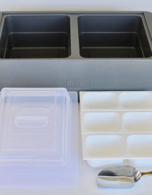 Load image into Gallery viewer, REVO Dubler Cooler | Metallic Gray | Insulated Party Cooler by REVO COOLERS, LLC
