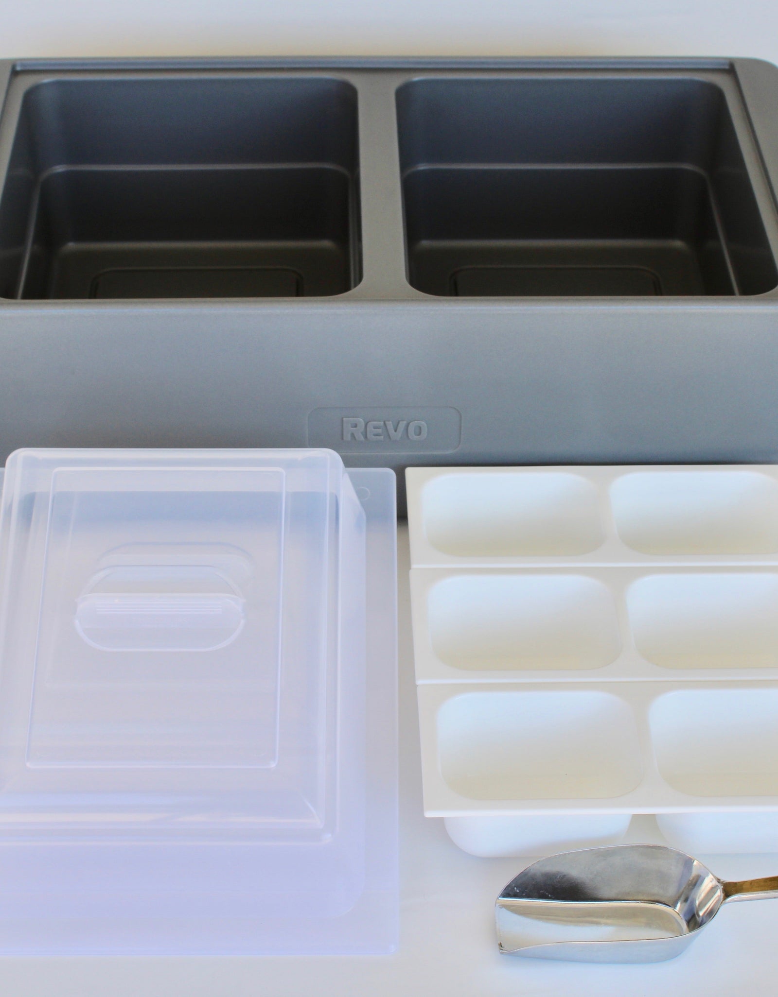 REVO Dubler Cooler | Metallic Gray | Insulated Party Cooler by REVO COOLERS, LLC