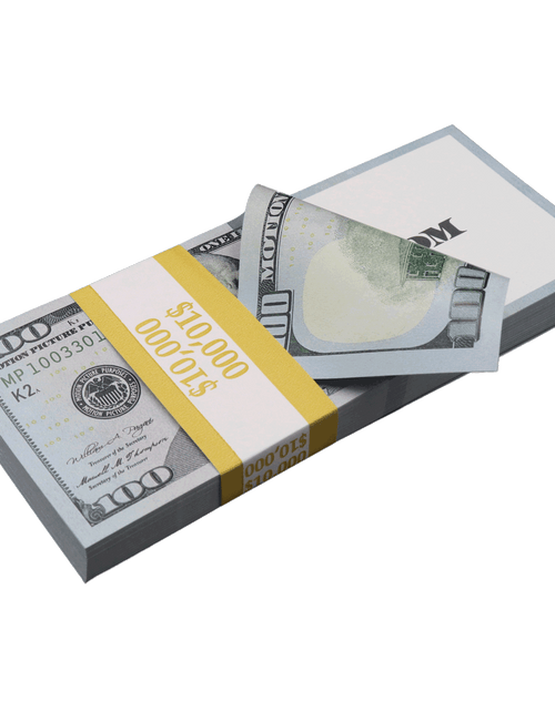 Load image into Gallery viewer, $100,000 BLANK FILLER New Series Stacks by Prop Money Inc
