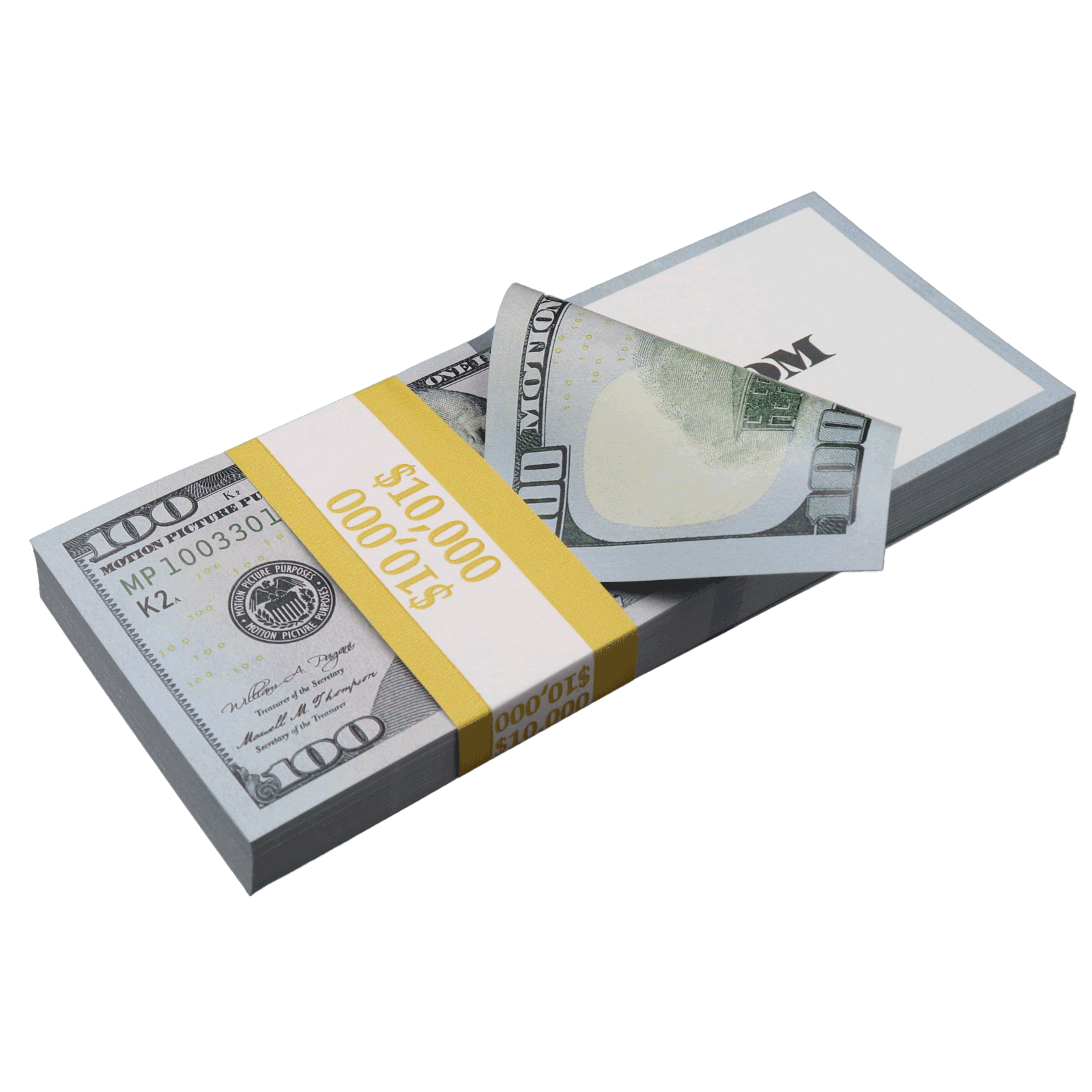 $100,000 BLANK FILLER New Series Stacks by Prop Money Inc