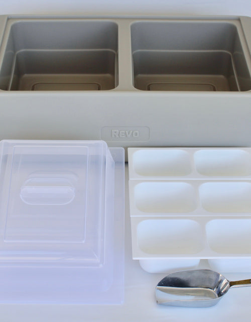 Load image into Gallery viewer, REVO Dubler Cooler | Greige Mist | Party Cooler by REVO COOLERS, LLC
