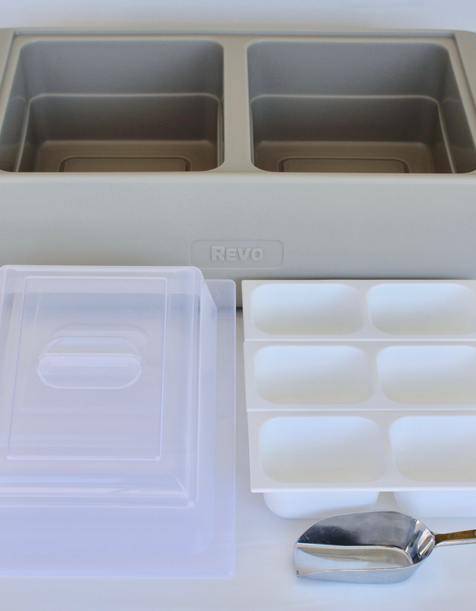 REVO Dubler Cooler | Greige Mist | Party Cooler by REVO COOLERS, LLC