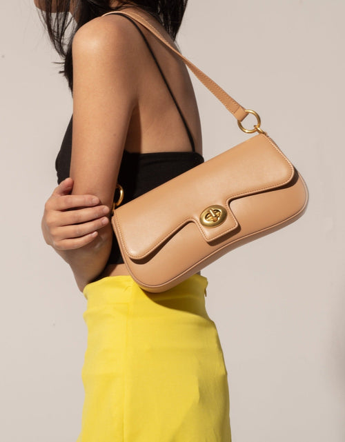 Load image into Gallery viewer, Jacqueline Leather Bag, Apricot by Bob Oré
