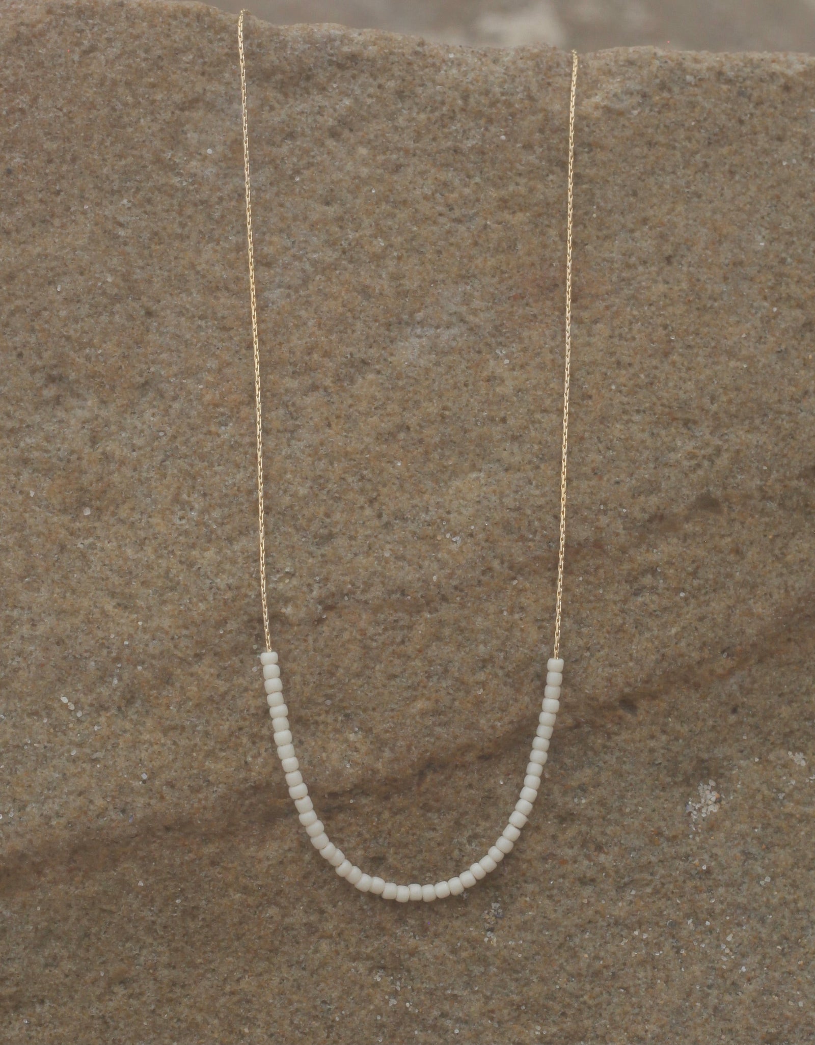 Delicate Beaded Necklace by Urth and Sea