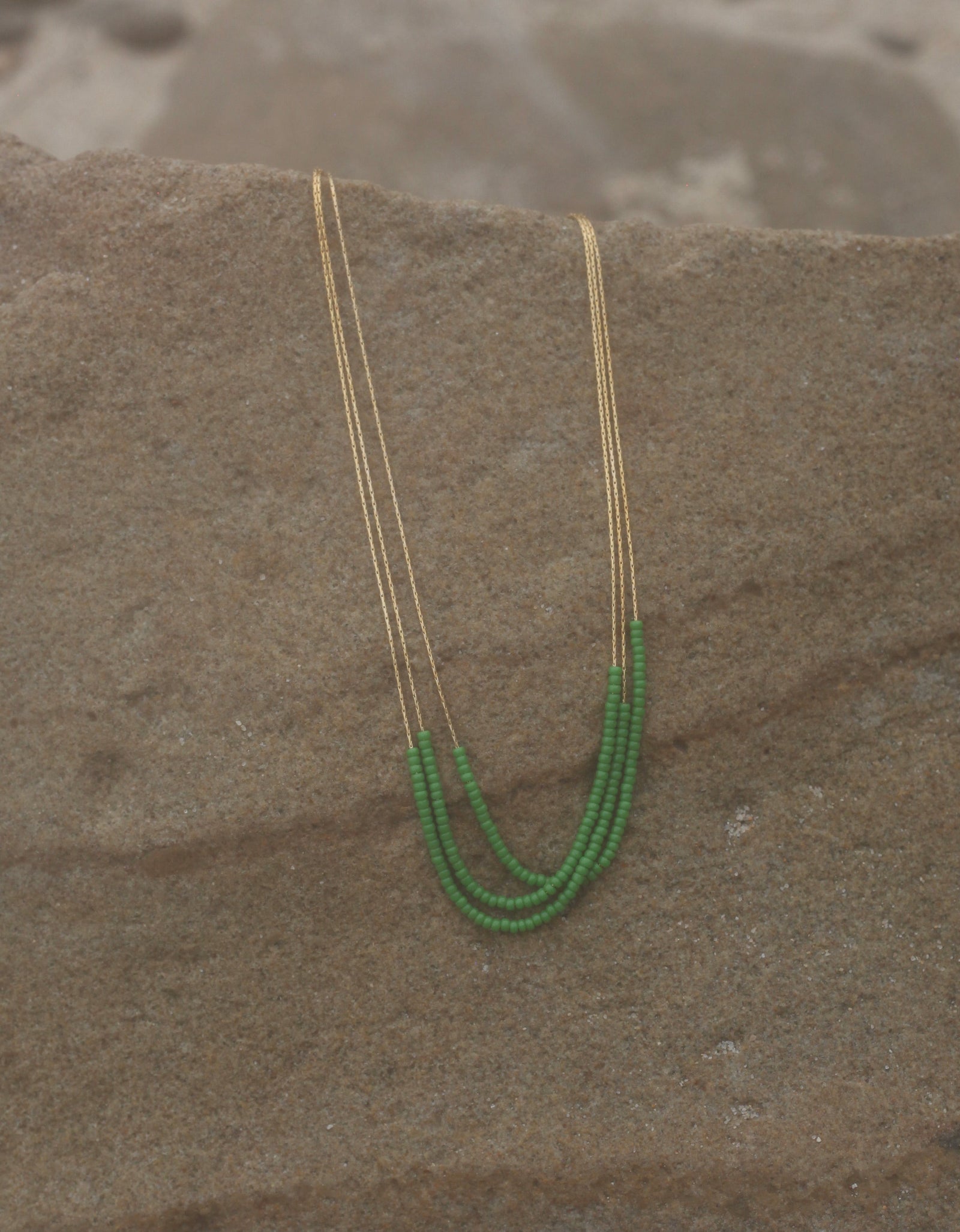 Delicate Beaded Necklace by Urth and Sea