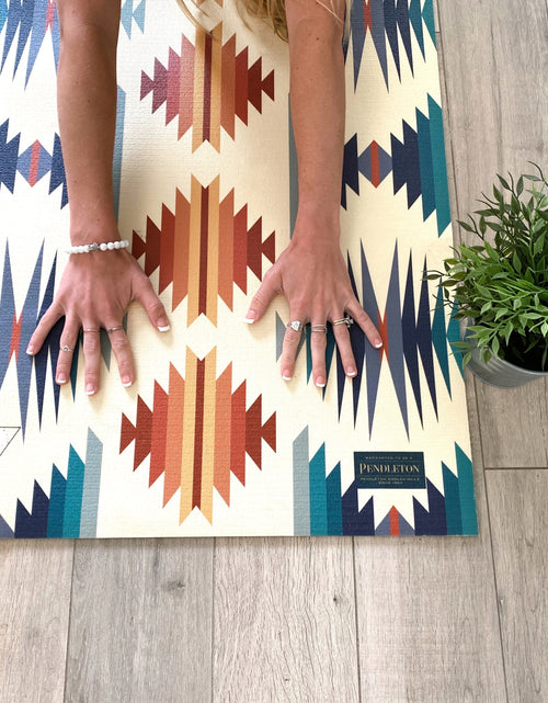 Load image into Gallery viewer, Pendleton x Yune Yoga Falcon Sunset Yoga Mat by Yune Yoga
