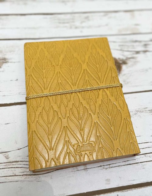 Load image into Gallery viewer, Custom Leather Journals - Blush 5x7 by Soothi
