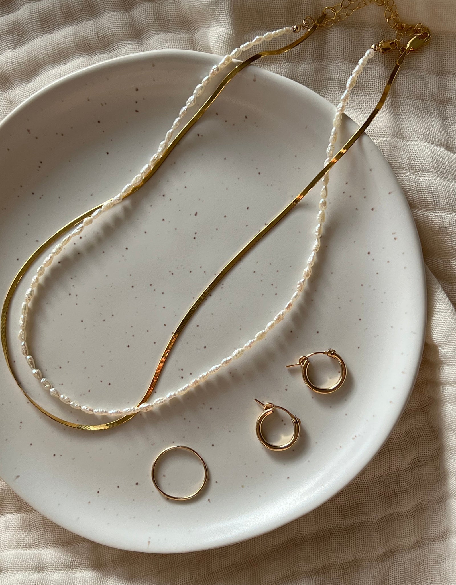 Herringbone Necklace by Urth and Sea