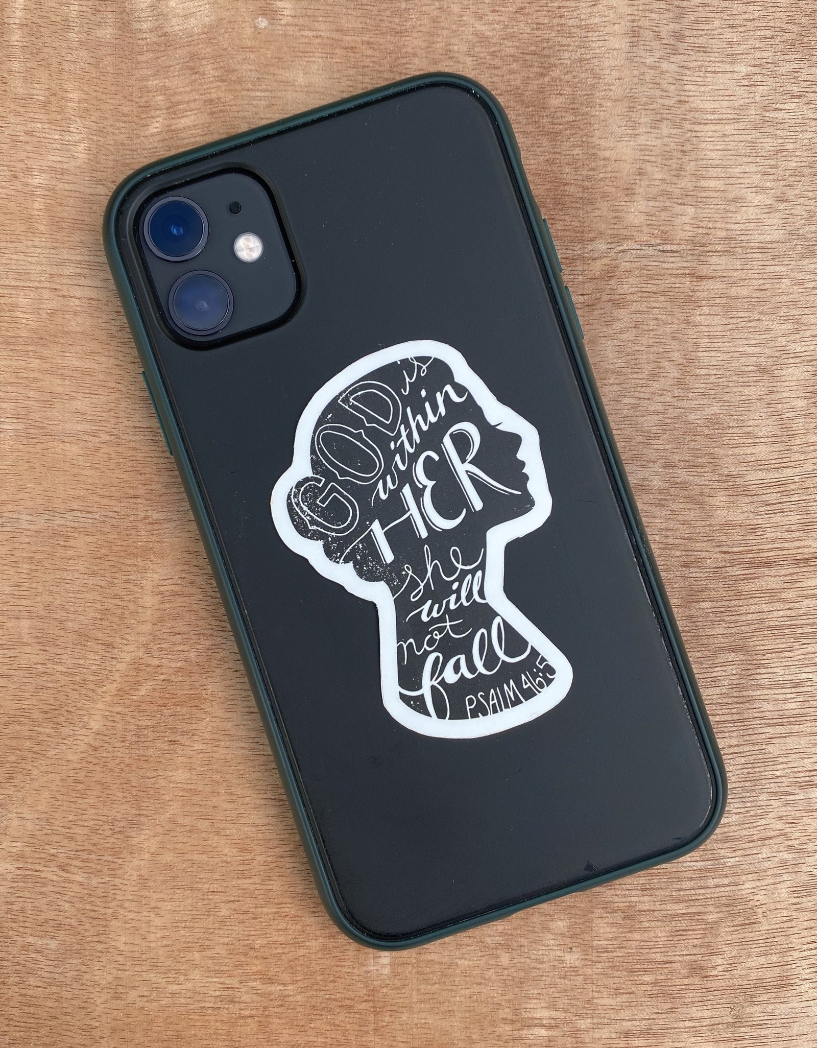 God Is Within Her | Sticker by The Happy Givers