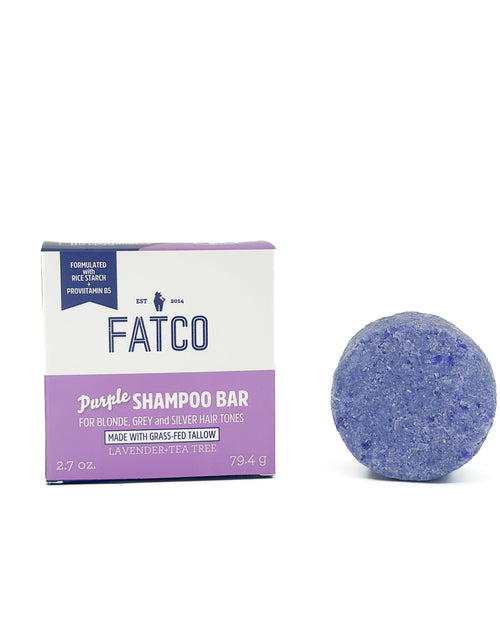 Load image into Gallery viewer, Purple Shampoo Bar by FATCO Skincare Products
