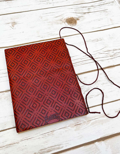 Load image into Gallery viewer, But Still I Rise Quote Leather Journal - 8x6 Size by Soothi
