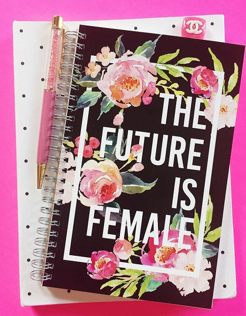 Load image into Gallery viewer, The Future Is Female :: Spiral Notebook by Effie's Paper
