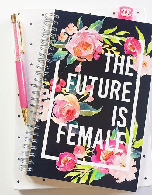 Load image into Gallery viewer, The Future Is Female :: Spiral Notebook by Effie's Paper
