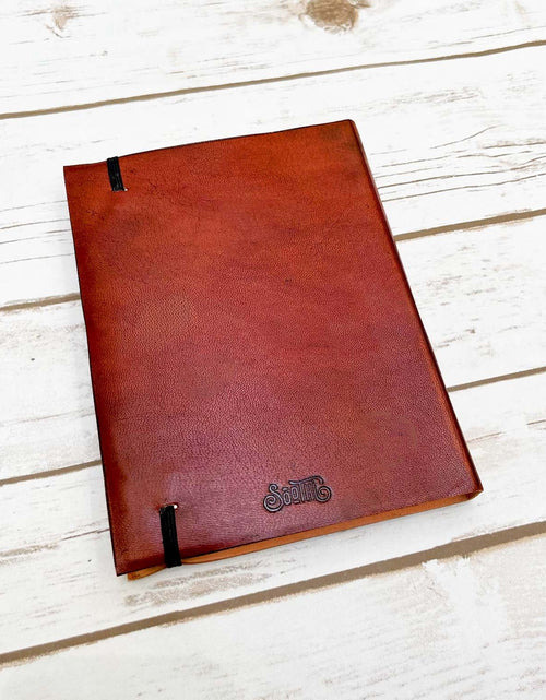 Load image into Gallery viewer, No Limit Quote Leather Journal - 8x6 Size by Soothi
