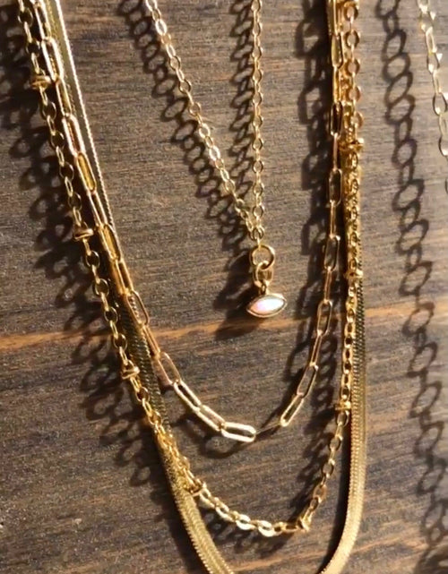 Load image into Gallery viewer, Herringbone Chain by Toasted Jewelry
