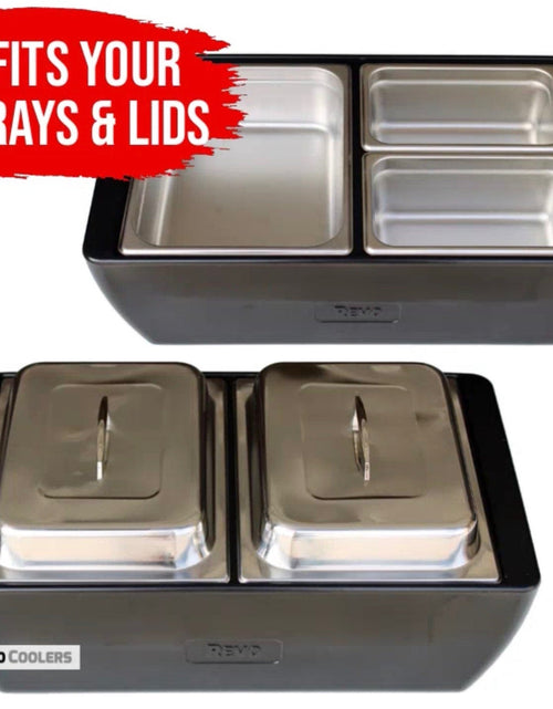 Load image into Gallery viewer, REVO Dubler HEAT | Flameless Chafer and Cooler | Deep Black by REVO COOLERS, LLC
