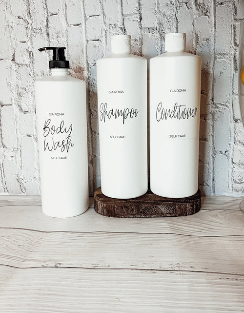 Load image into Gallery viewer, 32oz Plastic White Dispensers by Gia Roma
