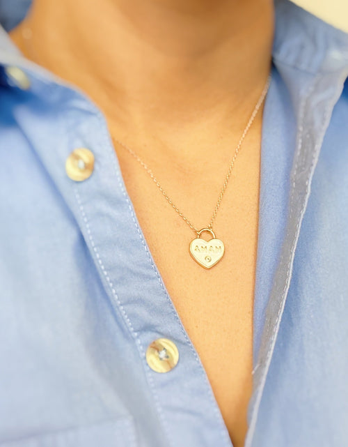 Load image into Gallery viewer, Pastel Locket Mama Necklace by Ellisonyoung.com
