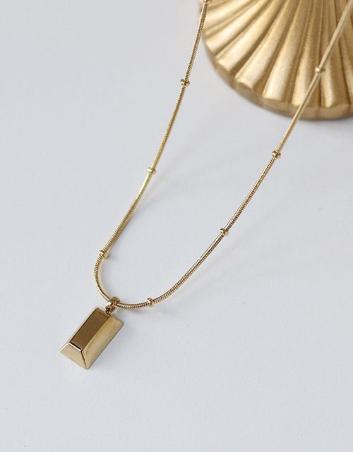 Load image into Gallery viewer, Arvo Gold Brick Necklace by Arvo
