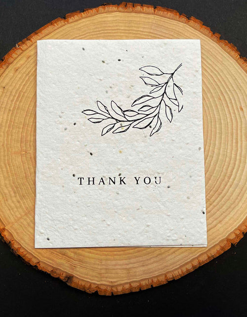 Load image into Gallery viewer, Thank You Seed Paper Greeting Card by Soothi
